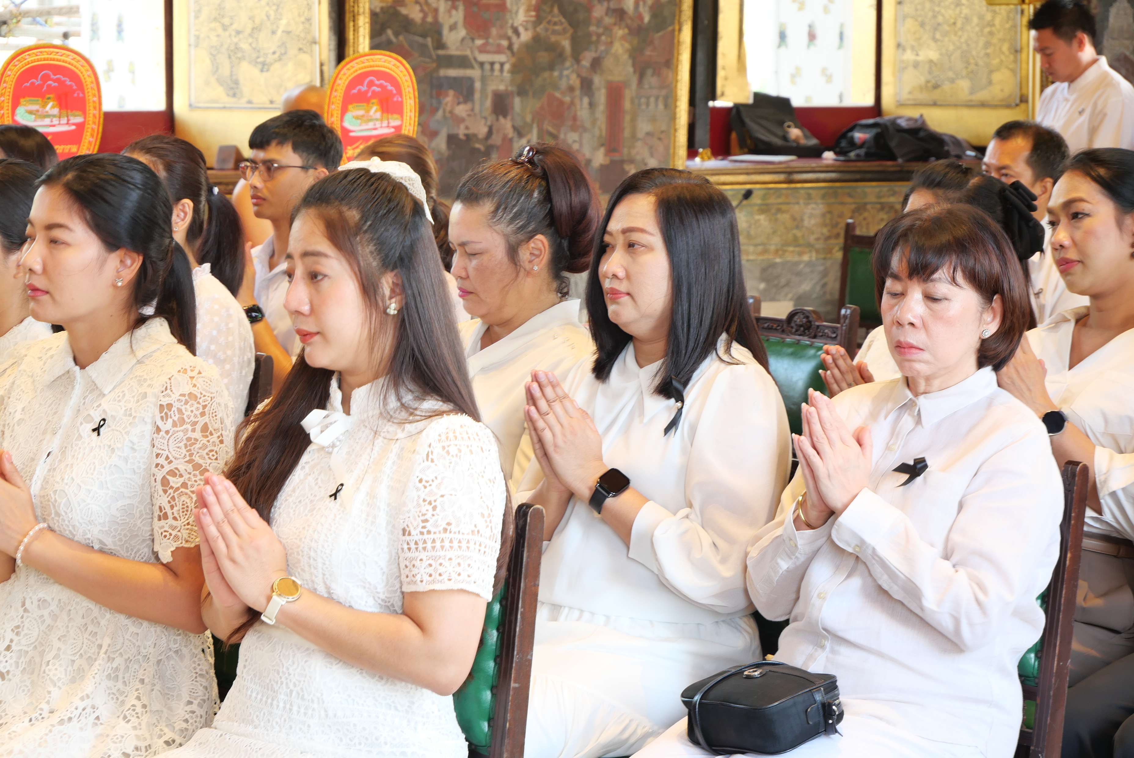 title - ปลัดกระทรวงเกษตรและสหกรณ์ พร้อมด้วยคณะผู้จัดเตรียมงานพระราชพิธีพืชมงคลจรดพระนังคัลแรกนาขวัญ ประจำปี ๒๕๖๙ ทำบุญถวายผ้าไตรและเครื่องไทยธรรม